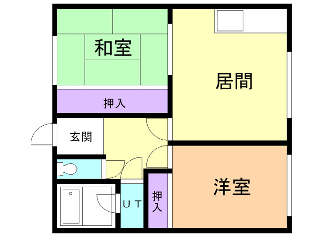 第３グレース加地の間取り
