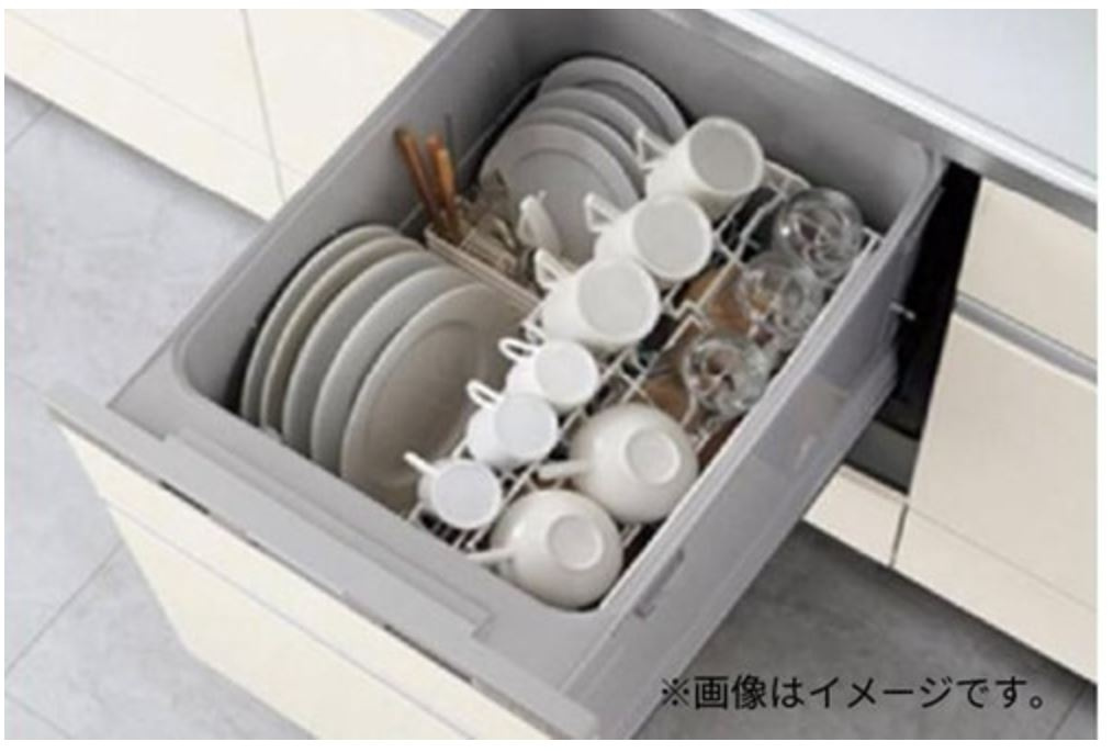 ◇高松市六条町オール電化住宅➃◇ガレージ付き平屋建てのオール電化住宅です！の設備|毎日のめんどうな食後の洗い物から解放されゆとりの時間ができる食洗器付きのお家です。