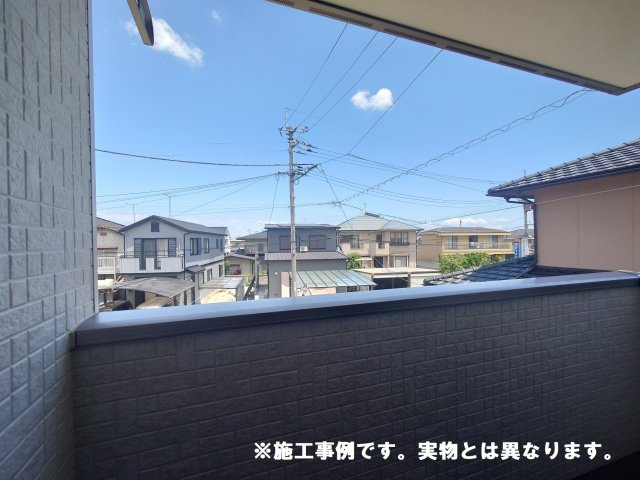 ◇高松市成合町オール電化住宅⑥◇初期費用が抑えられるオール電化住宅です(^^♪のバルコニー|バルコニー完成予想図
天候の影響を受けにくい屋根付きバルコニーです！
風や雨などでも洗濯物を干すことが可能です(*^^*)