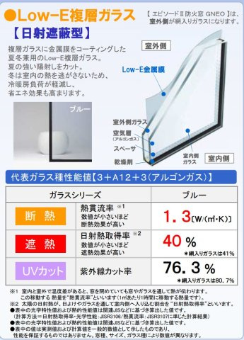 リーブルガーデン高松市三条町第二◇2026年度補助金７５万円対象の長期優良住宅です！の冷暖房・空調設備|居室部分の窓ガラスには2枚のガラスの間に空気層を設けたペアガラスを採用。結露対策としても有効です。