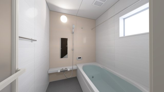 リーブルガーデン高松市三条町第二◇2026年度補助金７５万円対象の長期優良住宅です！の浴室|浴室
広い浴室は子供がのびのび遊べるのはもちろん、将来、介護が必要になった時にもとても便利です。
