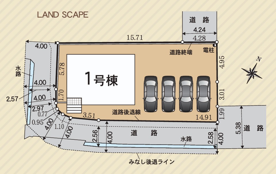 クレイドルガーデン坂出市川津町第１◇耐震等級３取得の地震に強いオール電化住宅です！の区画図|全体区画図
各棟、広い敷地にゆったりとした配置で住宅が建てられ日照や通風にも十分に配慮されています。