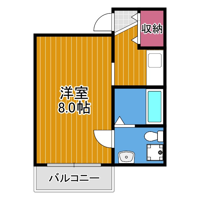 メゾンドソレイユ滝谷の間取り