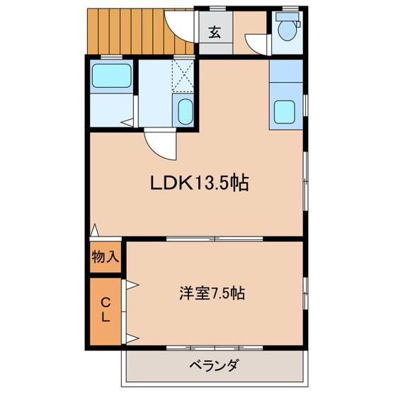 【間取り】 | コーポMIMⅡ