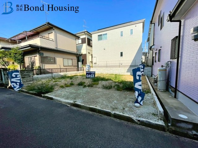 西江井ヶ島駅徒歩8分　大久保町西島　新築限定1棟の前面道路含む現地写真