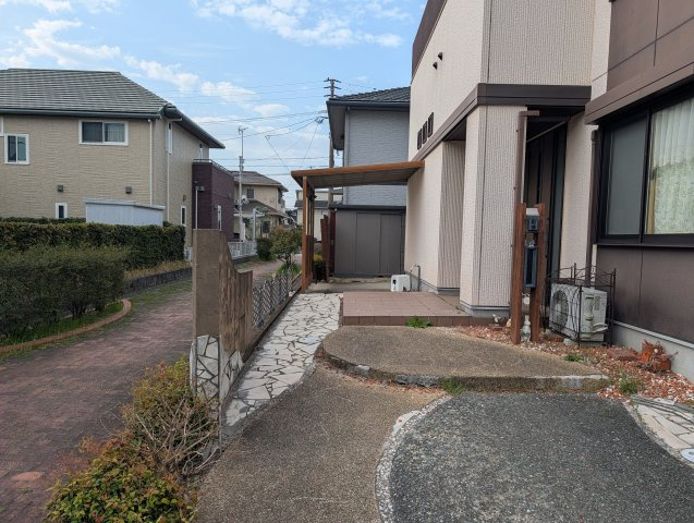 久留米市宮ノ陣４丁目　中古戸建の庭