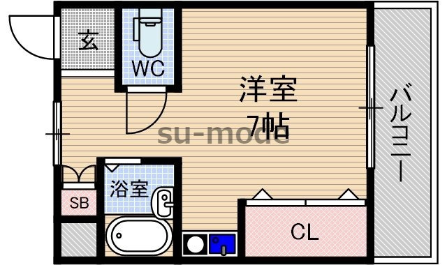 【間取り】 | アンフィニィ橋の内Ⅰ