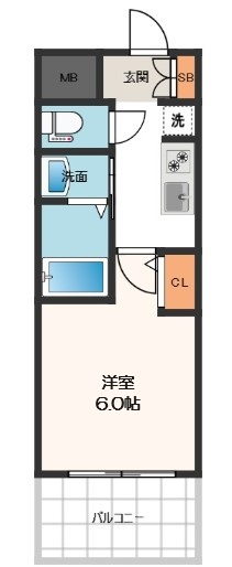 【間取り】 | エステムコート難波サウスプレイスⅧハイド