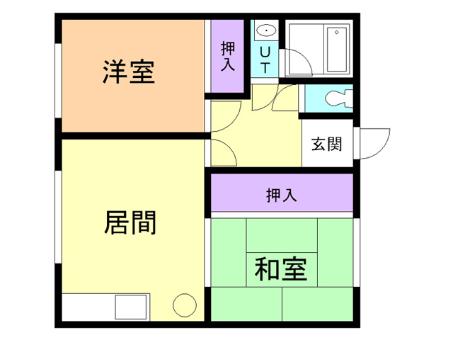 第３グレース加地の間取り