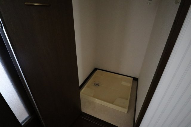 第１きよし荘の内装|洗濯機置き場は隠せます