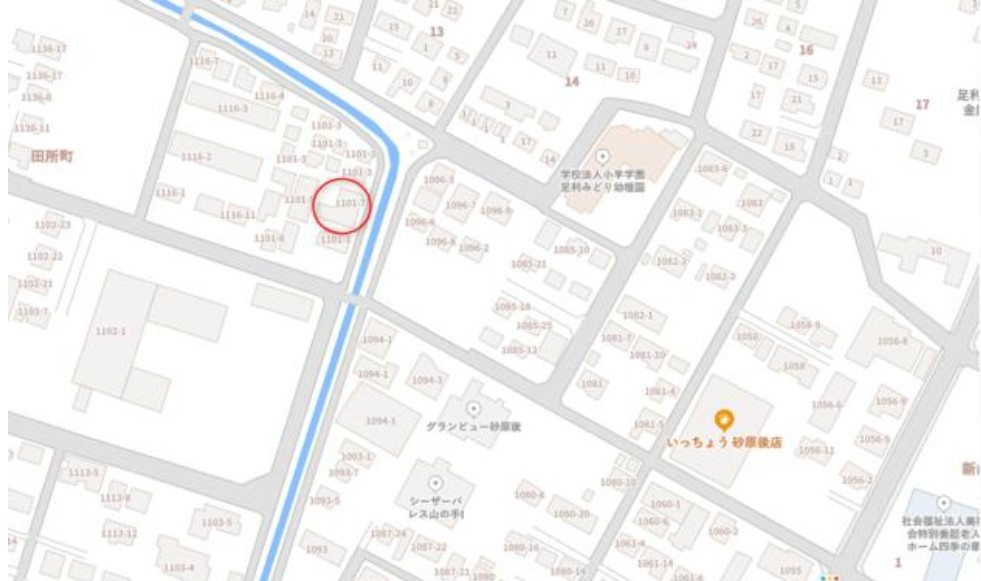 足利市 田所町（足利駅） 工場用地