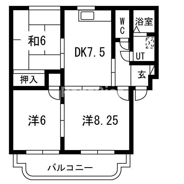 メゾン出町の間取り