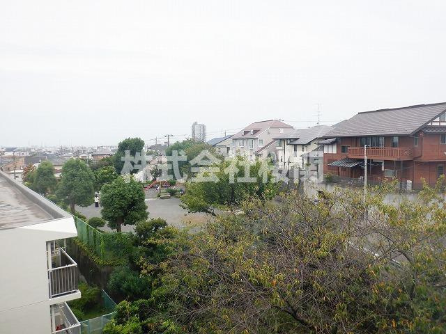 東寺尾ハイツＡ棟の展望