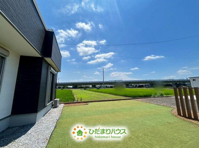 久喜市吉羽　中古一戸建ての庭