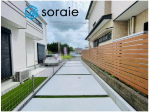 川越市砂新田1丁目　全2棟　新築戸建　ハートフルタウンの駐車場|8/17撮影
