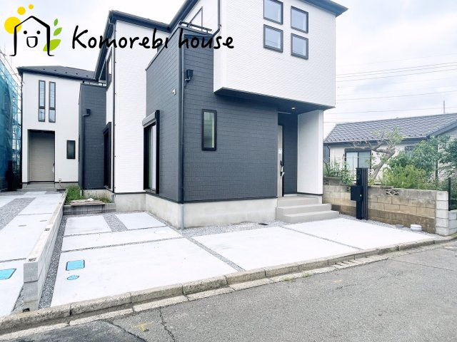桶川市泉　5期　新築一戸建て　グラファーレ　01の駐車場|駐車場があるので、車を買う予定の方も安心です