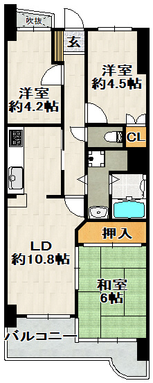 ＮＥＯダイキョー逆瀬川の間取り
