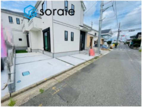 川越市砂新田1丁目　全2棟　新築戸建　ハートフルタウンの駐車場|8/17撮影