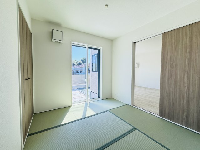 柏市酒井根５丁目新築戸建【酒井根小学校：10分】の和室|4.5帖和室