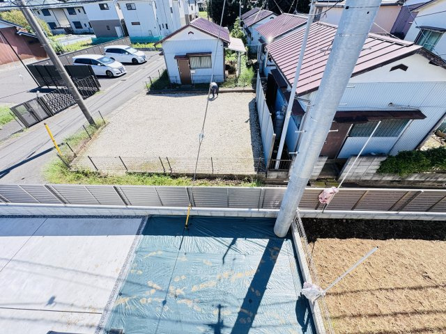 柏市酒井根５丁目新築戸建【酒井根小学校：10分】の展望|バルコニーより南側眺望・南側庭スペースにつき日当たり良好♪