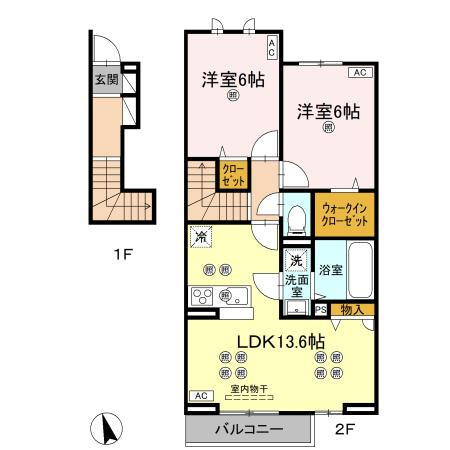 ローゼン太田の間取り