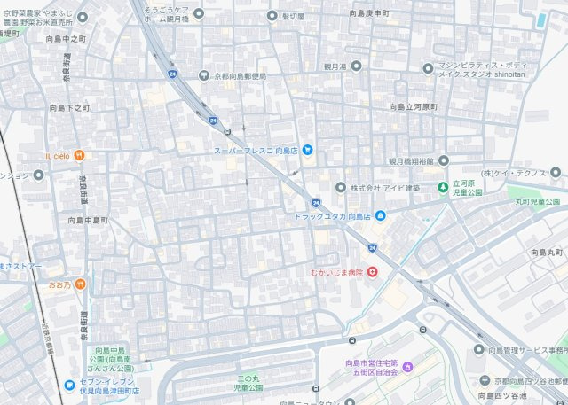 京都市伏見区向島二ノ丸町　第2期　新築一戸建ての地図