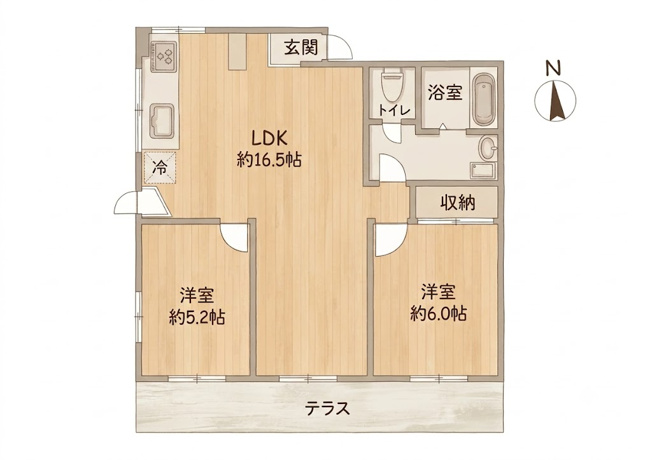 【間取り】 | 真和ハイツ