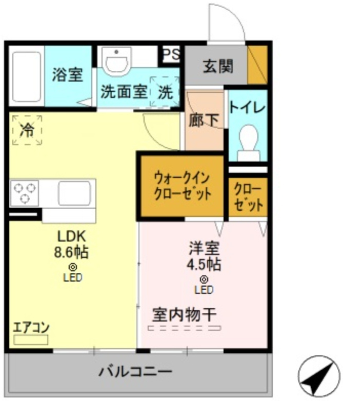 エフエテルネルの間取り