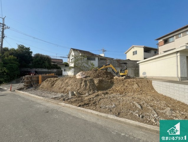 明石市藤江　新築一戸建ての外観|周辺は落ち着いた街並みの住宅地！子育てがしやすい住環境です！まだ未完成ですが、現地でしかわからない事もございます。是非一度ご覧ください。