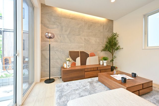 練馬区立野町　最終1棟　オール電化×ハイグレード住宅の居間・リビング|イメージ