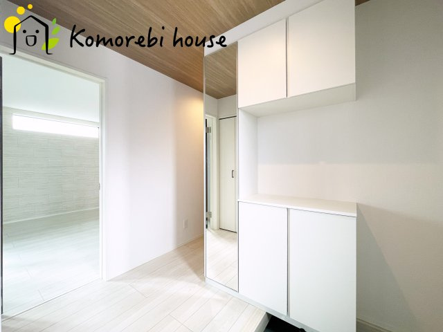桶川市泉　5期　新築一戸建て　グラファーレ　02の収納|こまごまとしたものを収納できそうですね