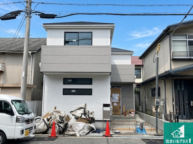 明石市藤が丘　第5期　新築一戸建ての外観|周辺は落ち着いた街並みの住宅地！子育てがしやすい住環境です！まだ未完成ですが、現地でしかわからない事もございます。是非一度ご覧ください。