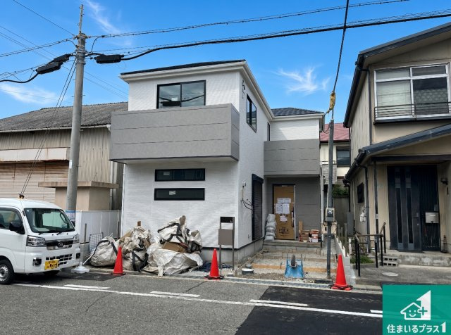 明石市藤が丘　第5期　新築一戸建ての外観|周辺は落ち着いた街並みの住宅地！子育てがしやすい住環境です！まだ未完成ですが、現地でしかわからない事もございます。是非一度ご覧ください。
