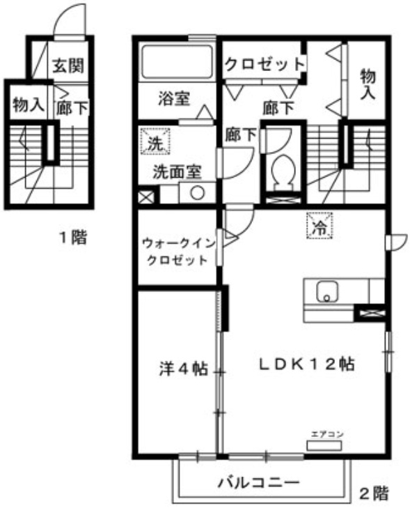 花水木Fの間取り