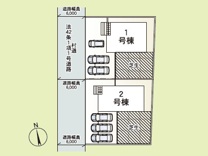 ❤❤読谷村大湾第２－2号棟（全２棟）の外観|【※参考画像※】