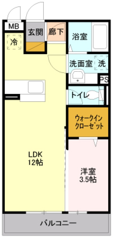 花水木Iの間取り