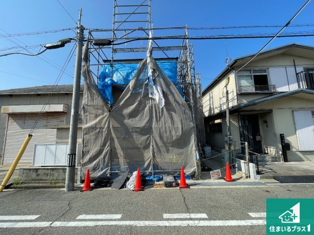 明石市藤が丘　第5期　新築一戸建ての外観|周辺は落ち着いた街並みの住宅地！子育てがしやすい住環境です！まだ未完成ですが、現地でしかわからない事もございます。是非一度ご覧ください。