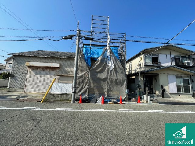 明石市藤が丘　第5期　新築一戸建ての外観|周辺は落ち着いた街並みの住宅地！子育てがしやすい住環境です！まだ未完成ですが、現地でしかわからない事もございます。是非一度ご覧ください。
