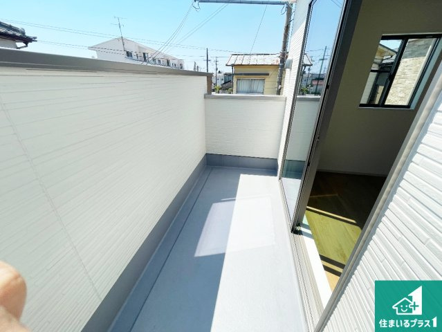 加古郡播磨町古田　第1期　新築一戸建てのバルコニー|日当たりのよいバルコニー！お部屋が開放的に！