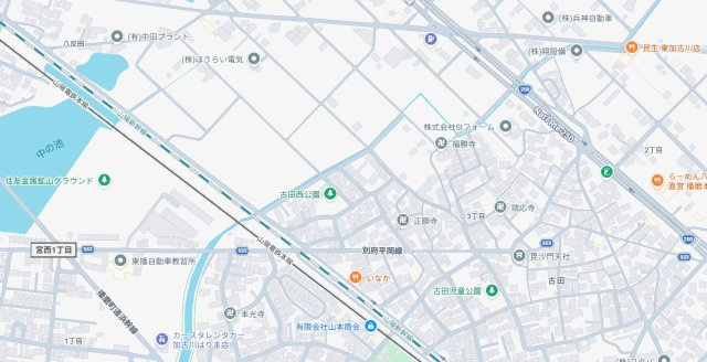 加古郡播磨町古田　第1期　新築一戸建ての地図