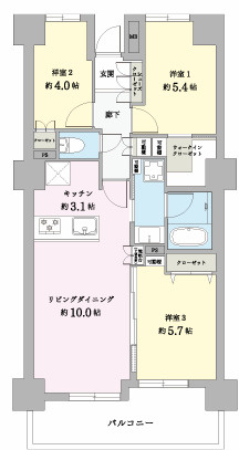 板橋区役所前リリエンハイムの間取り