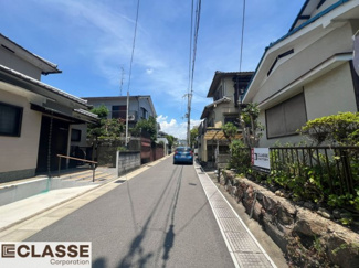 【前面道路含む現地写真】 | 宇治市広野町寺山　売土地　建築条件無し