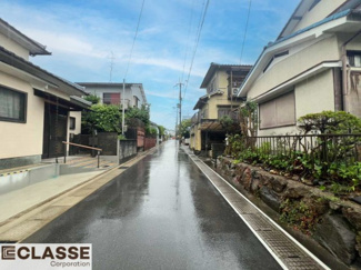 【前面道路含む現地写真】 | 宇治市広野町寺山　売土地　建築条件無し