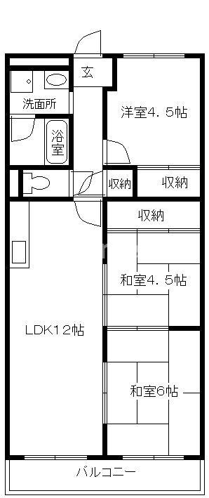 サンハイツ土山の間取り