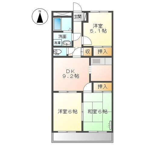 ファインヴィーブルの間取り