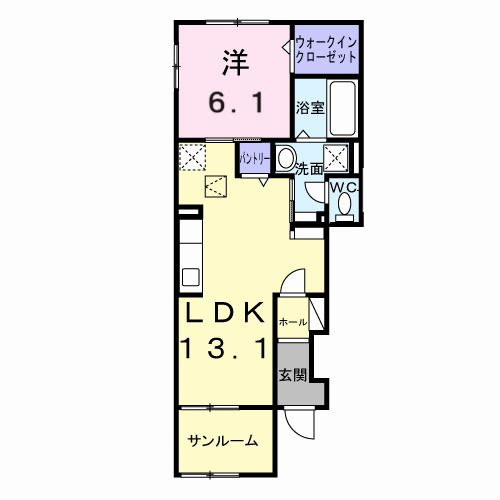 【間取り】 | ベルウッド八街Ⅵ