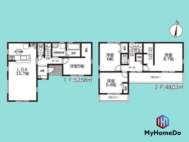 守山区森孝4丁目の間取り