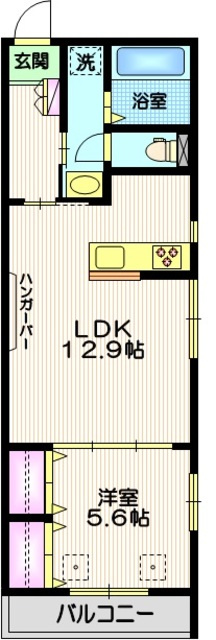 クレール墨田の間取り|★南東角部屋２面窓★
