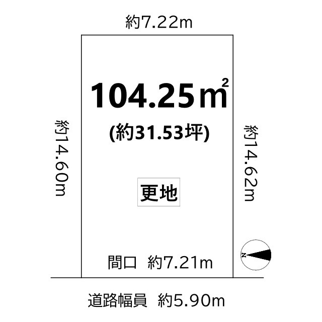 大将軍東鷹司町 土地の土地図