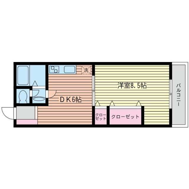 コスモＡｏｉ三ツ沢の間取り